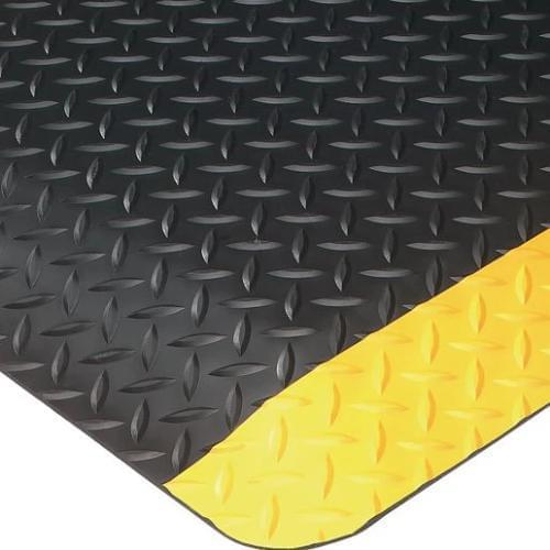 Fatigue Saver Anti-Fatigue Mat - 1/4, 2'x30' - Black | Pebble