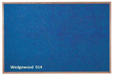 Designer Fabric Bulletin Board Oak Frame