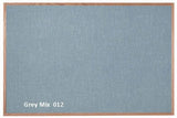 Designer Fabric Bulletin Board Oak Frame