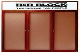 Enclosed Bulletin Board With Header