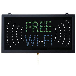 Led FREE WI-FI Signs