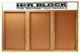 Enclosed Bulletin Board With Header