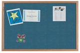 Vic Cork Bulletin Board Oak Frame