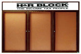 Enclosed Bulletin Board With Header